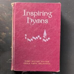 First Baptist Church Inspiring Hymns Book 1951